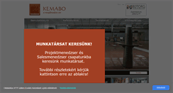 Desktop Screenshot of kemabo.hu